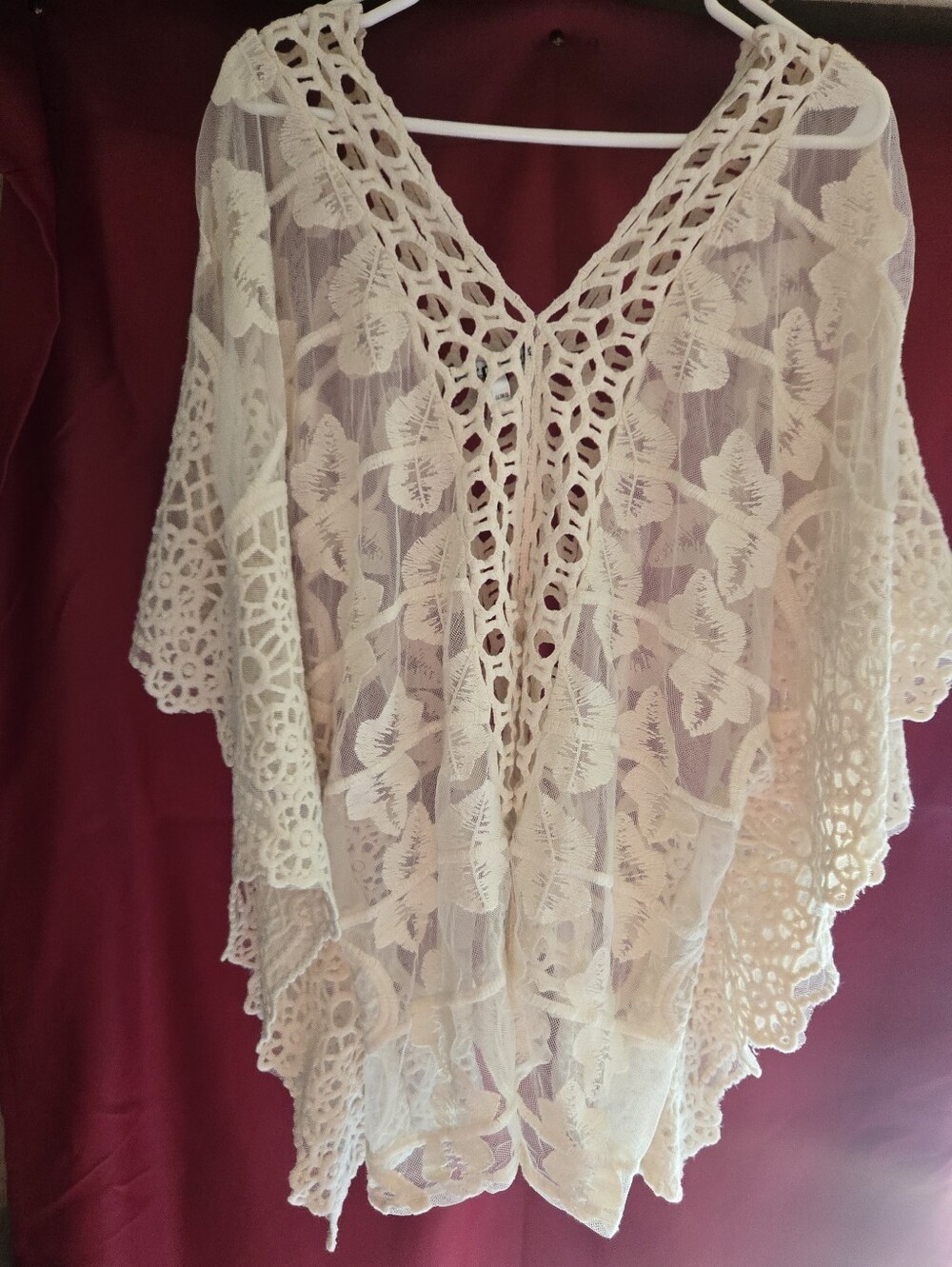 Chicos , L/XL, Beautiful Lace Cover Up